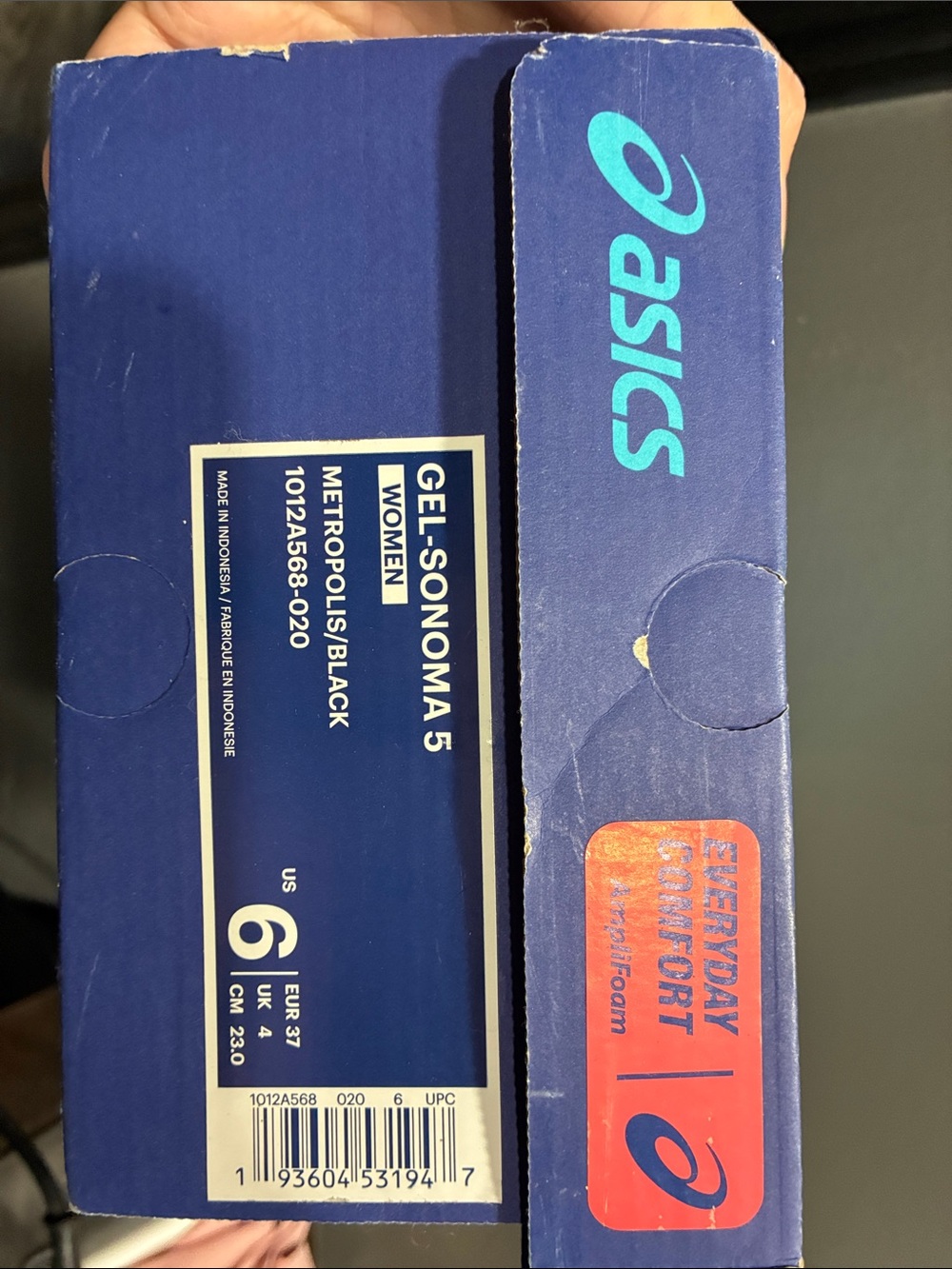 ASICS gel Sonoma 5 black and orange metropolis